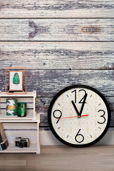 Wallity Reloj Decorativo de MDF Multicolor